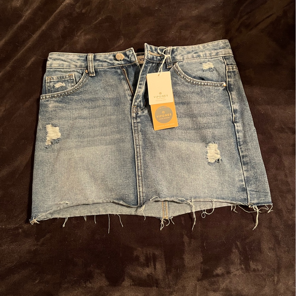 Denim skirt